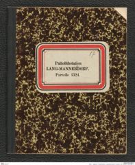 Seite 1, Tagebuch "Paläolithstation | Lang-Mannersdorf | Parzelle 1324" (NHMW-PRAE-BBB-17)